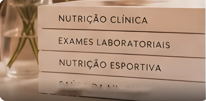 Livros de especialização: nutrição clínica, exames laboratoriais e nutrição esportiva